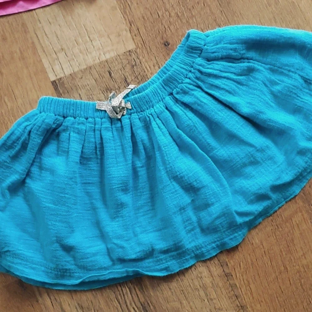 Oshkosh Girls 2 Pack Skirts in Pink and Green Size 12M‎